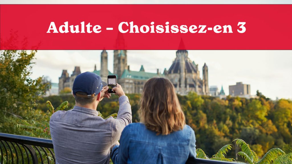 Adulte - Choisissez-en 3